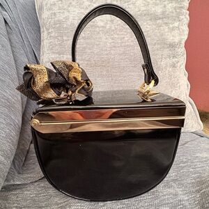 Vintage America Black and Gold Bag